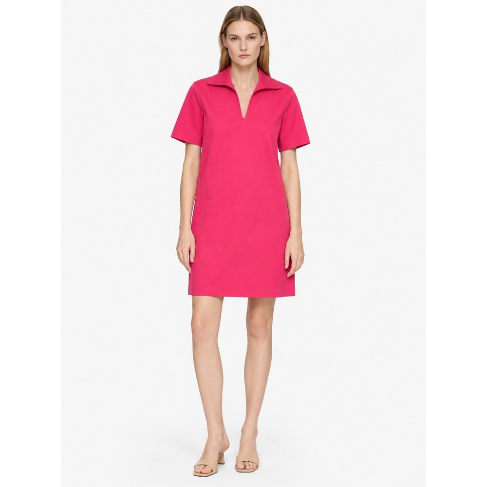 Lafayette 148 Andie Dress S Orchid Pink Fundamental Bi-Stretch Structured Mod